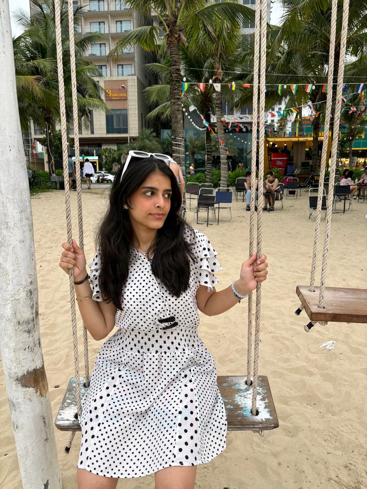 Black White Polka Dot Dress