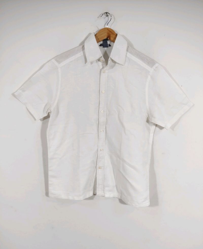 H&M White Half Sleeves Shirt (Men's)