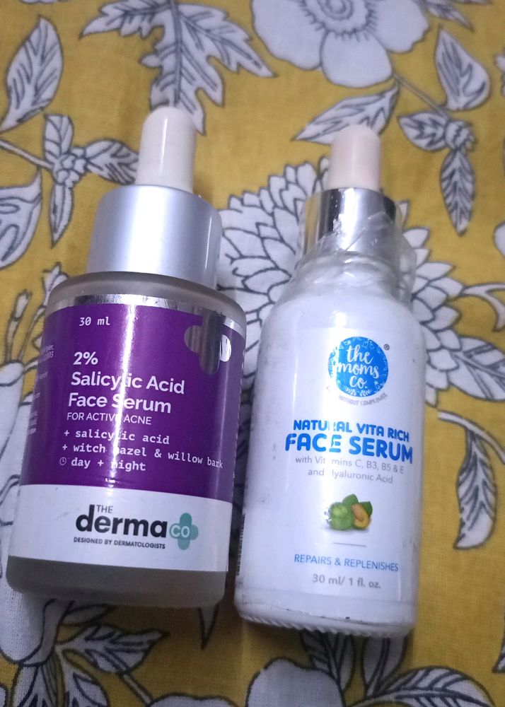 SET OF 2 FACE SERUM Derma Co And Moms