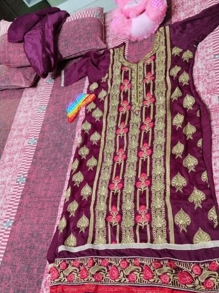 Beautiful Kalidar Plazo Suit