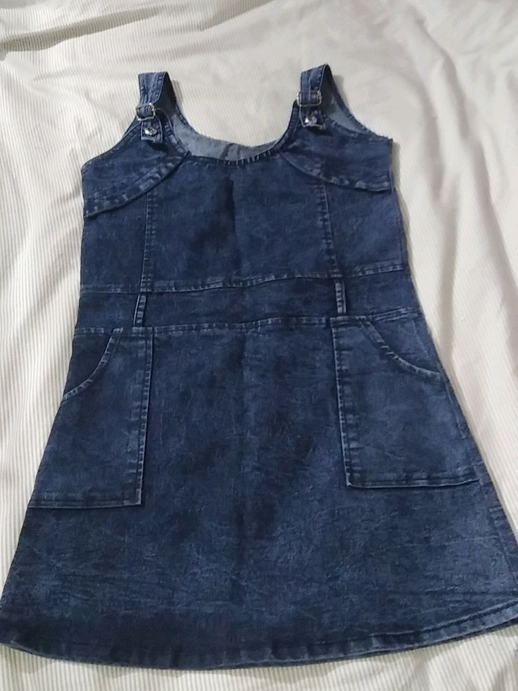 Denim Short Dungaree