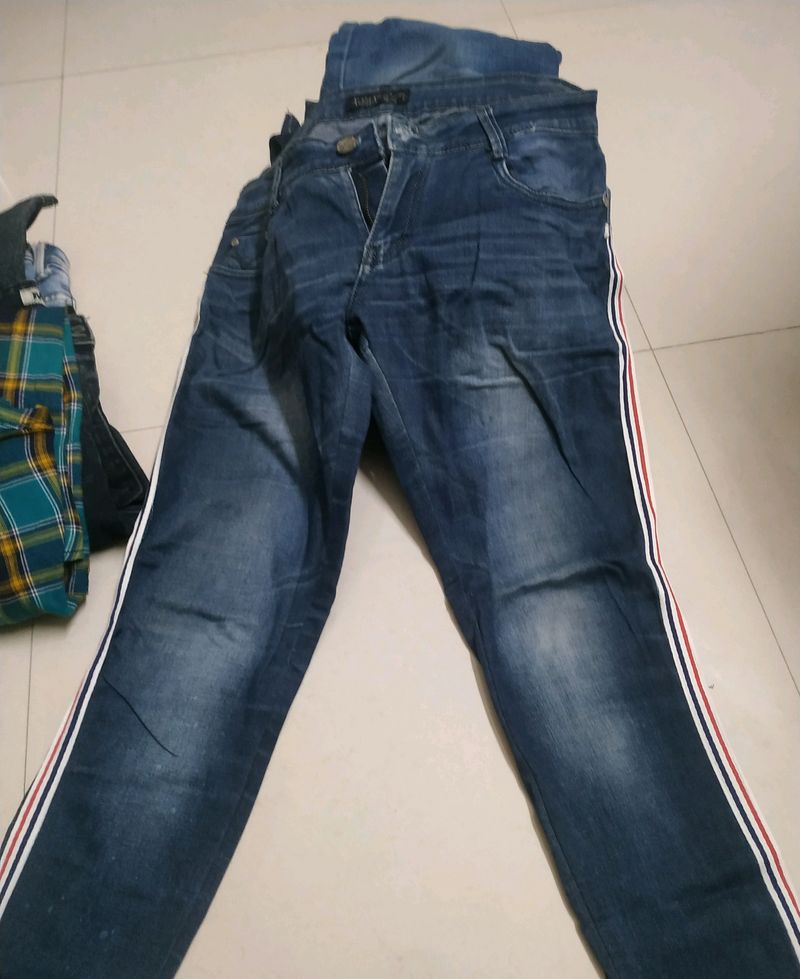 Strip Unisex Jeans