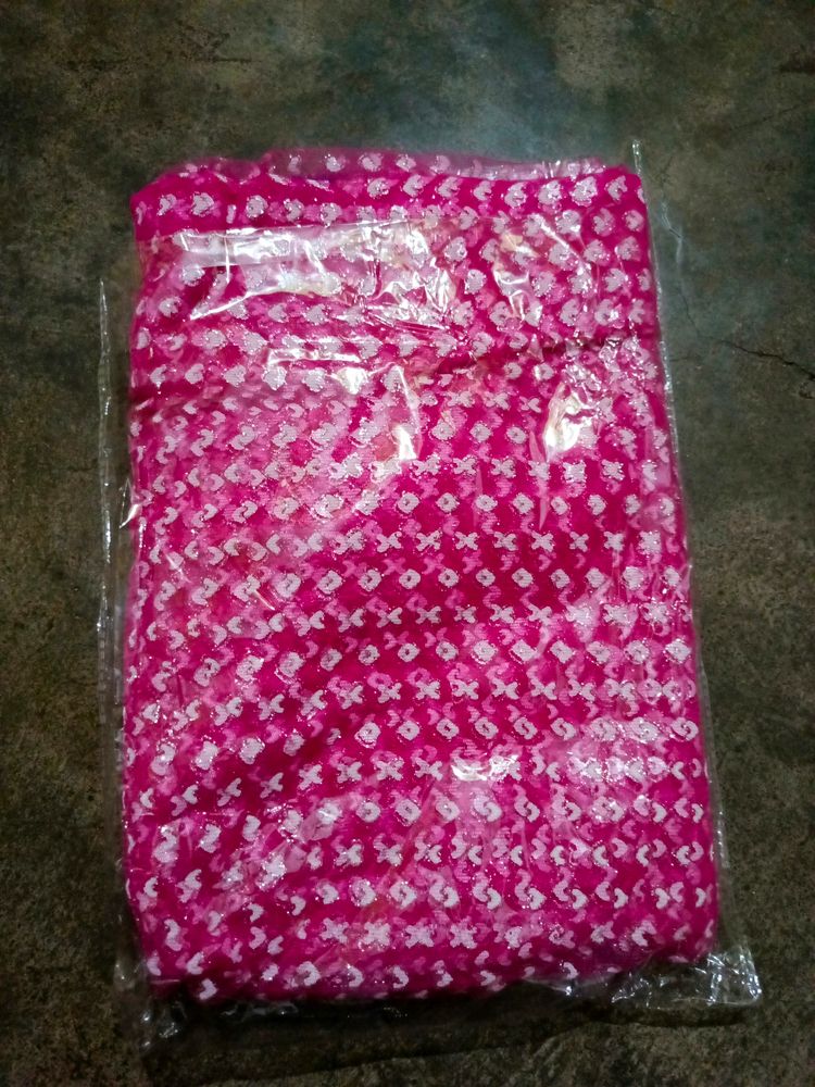 Rose Pink Colour Saree