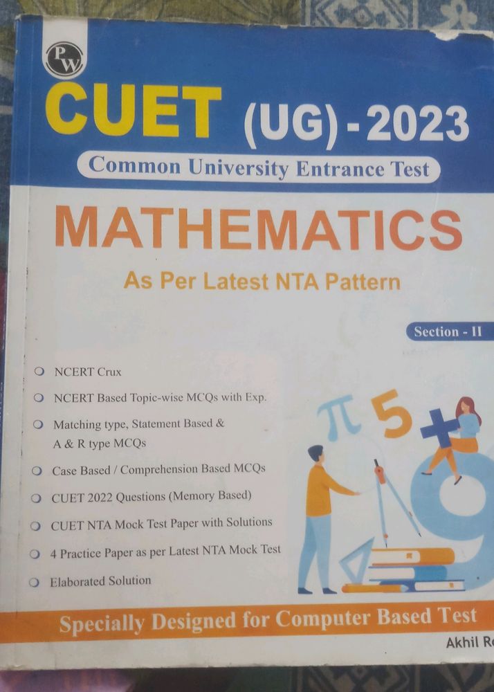 Cuet Maths Book By Pw