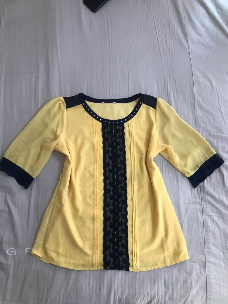 Baby Yellow Top Bust 36-38