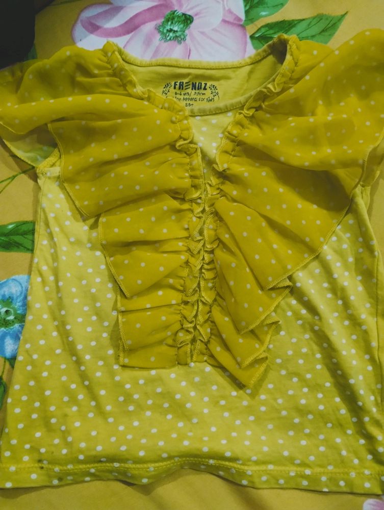 Butterfly Yellow Top