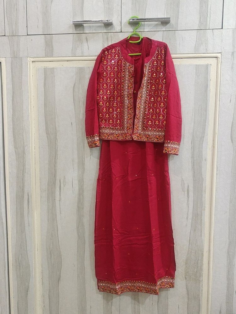 Kurti With Jecket Dress