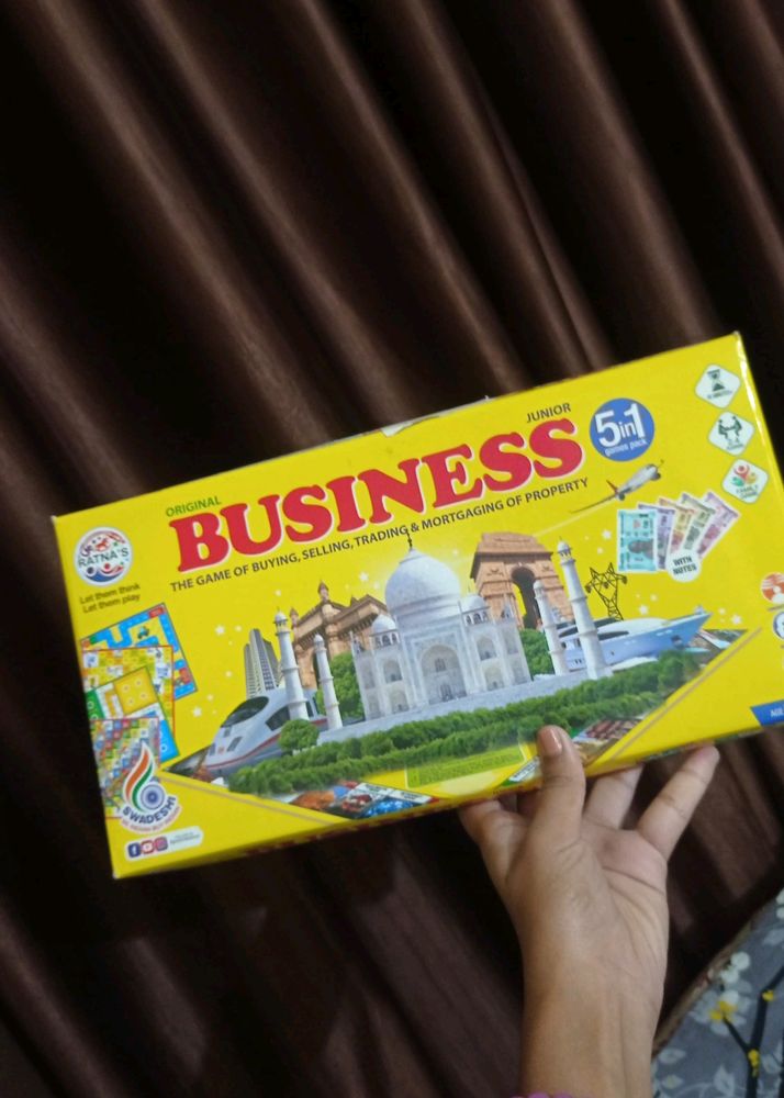 Business For Children. 5 In 1 Game