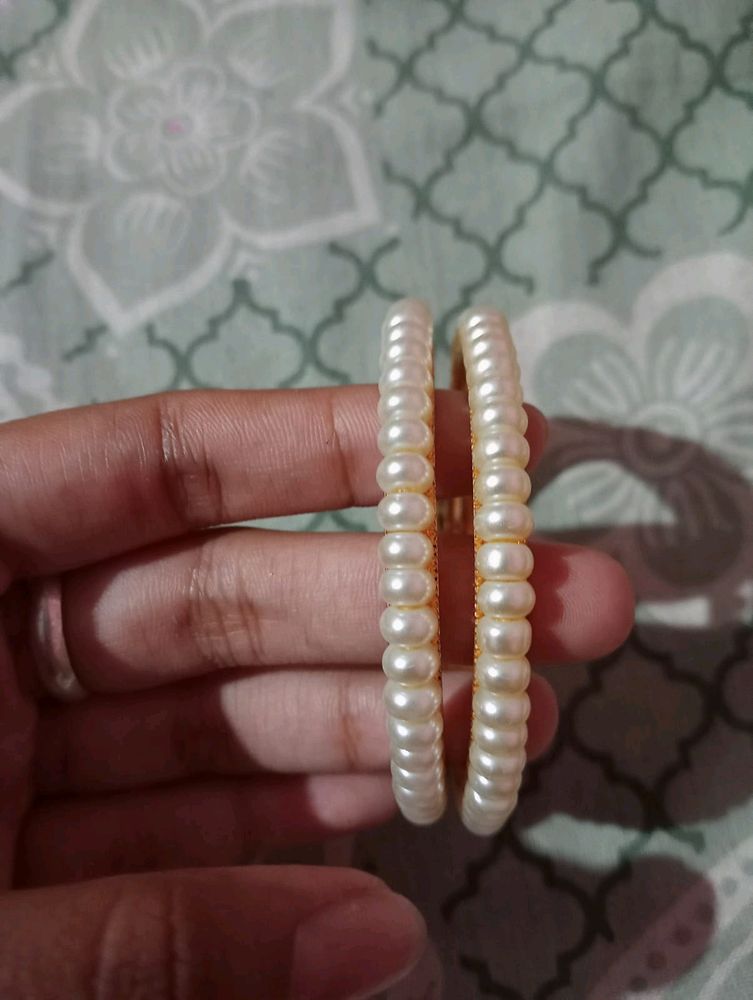 Artificial Pearl Bangles