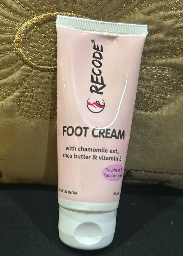 Foot Cream With Chamomile Ext Shea Butter