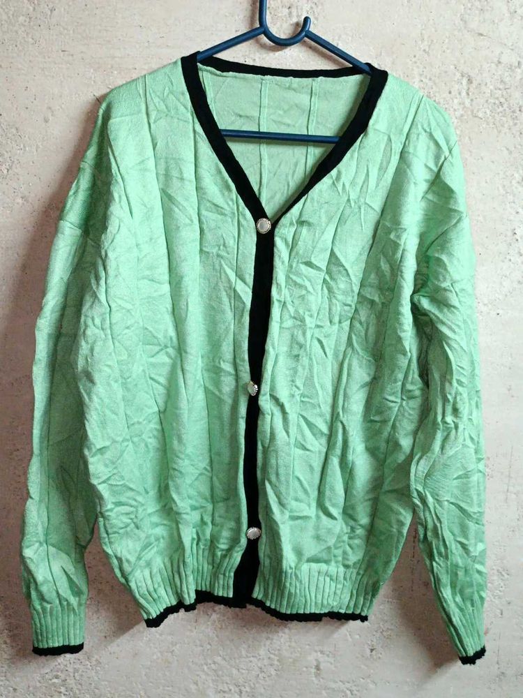 Oversized Winter Fashion Sweater Cardigan Green 💚