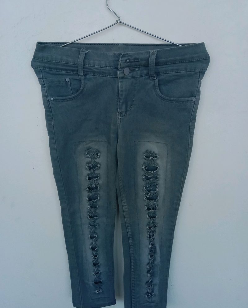 Blue Jeans For Women Cotton Blend