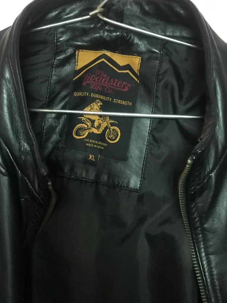 Black Pure Leather Mens Jacket