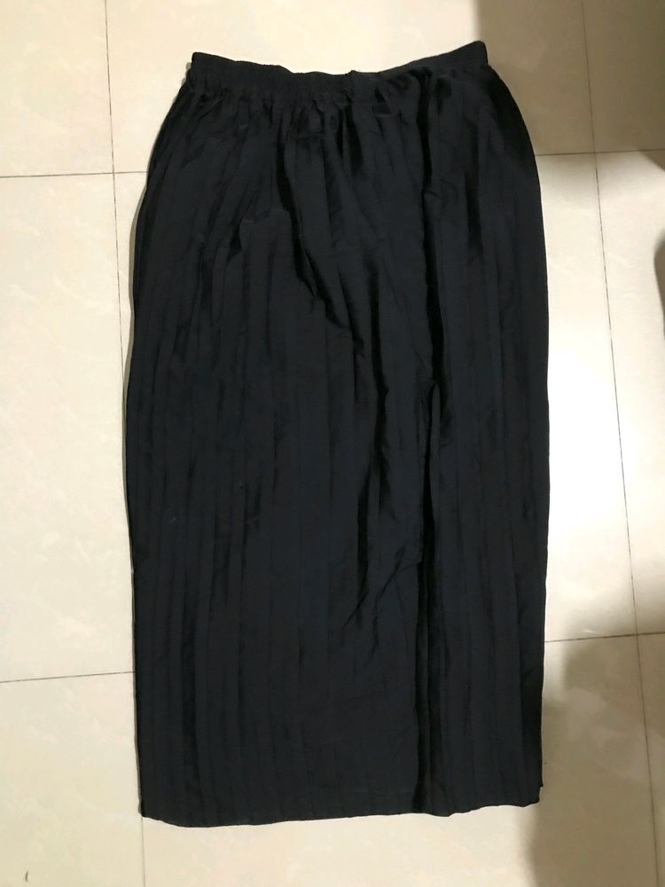 Black Pleated Skirt