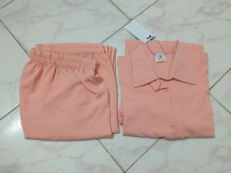 Peach Co-ord Set New