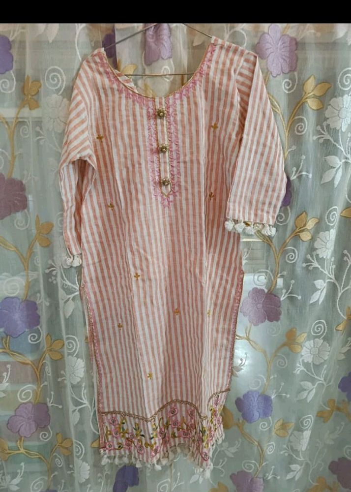 Peach Kurta 2