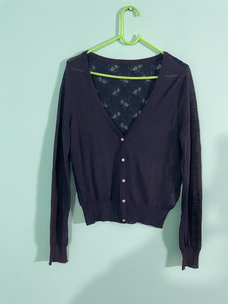 Cardigan Top [Deep Blue]