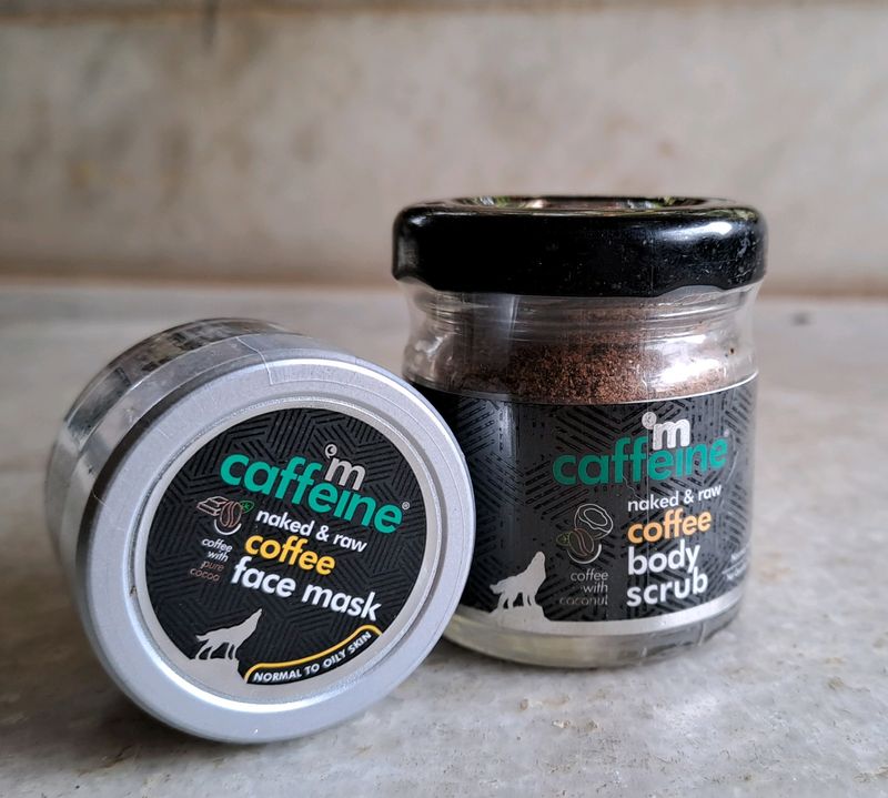 Mcaffeine De-Tan Combo Of Scrub & Mask