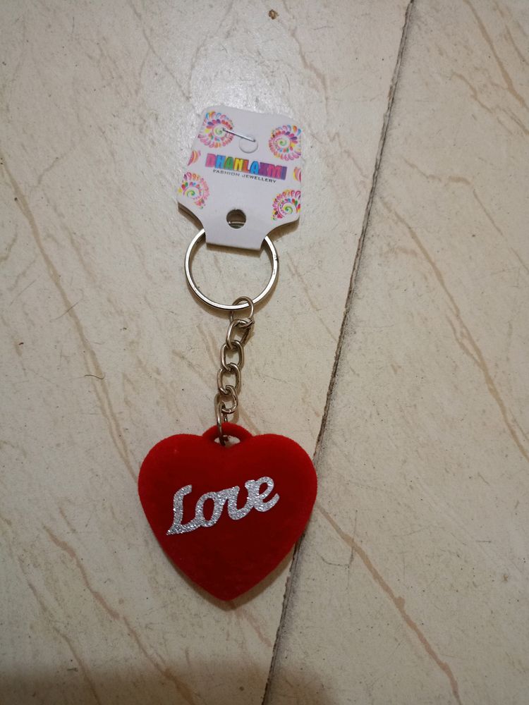 Heart Shape Key Chain 1 Pcs