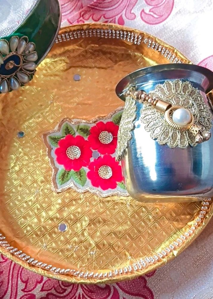 Carvachauth Thali Set 🎀