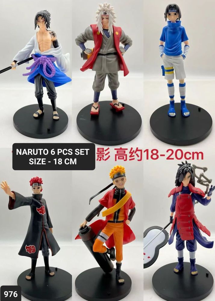 Naruto 6 Pcs Set 18 Cm