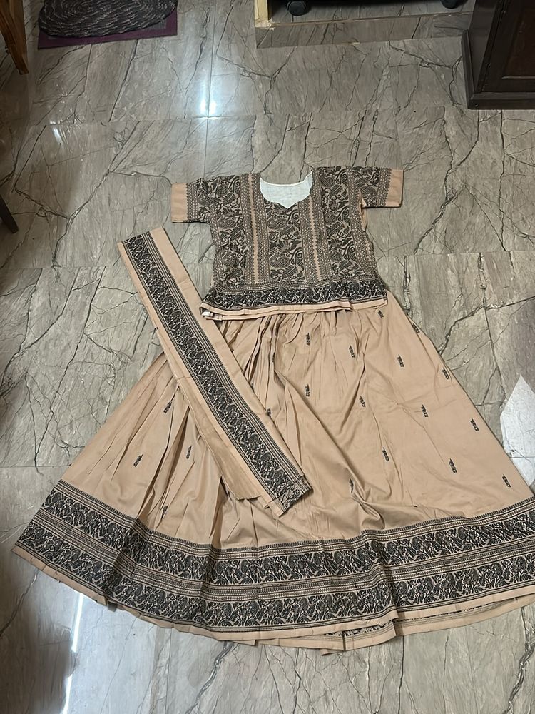 Cotton Lehenga Choli For Girls⚡️⚡️