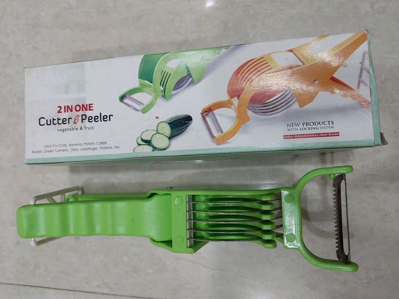 2 IN ONE Cutter And Peeler