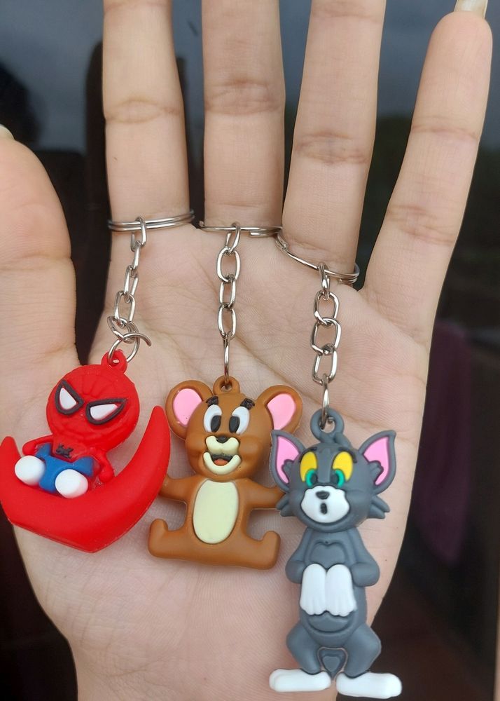 Cute Tom And Jerry Keychain