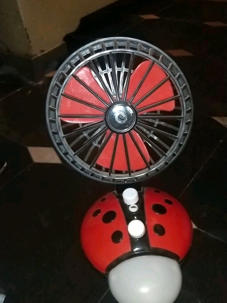 Mini Fan And Light