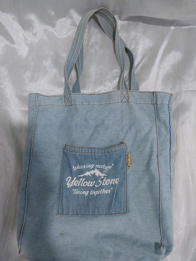 Denim Tote Bag