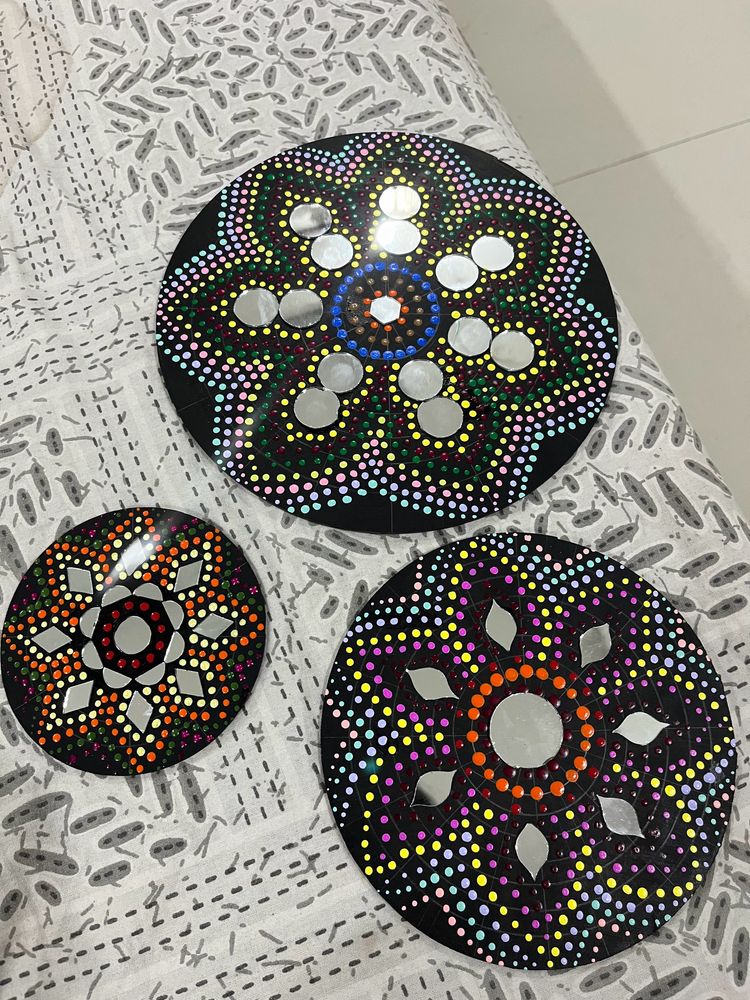 Mandala Art Set Of 3 at Only 700/-