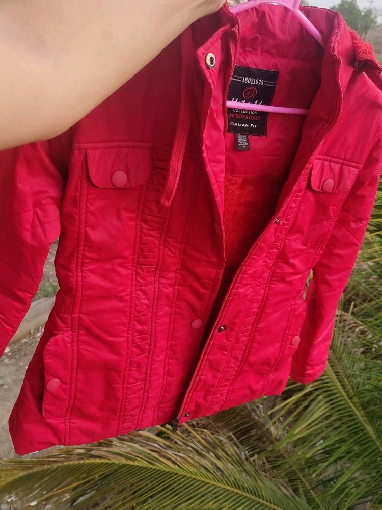 Red Colour Italian fit Jacket For A Beautiful Girl