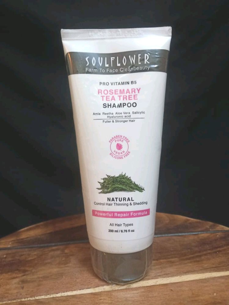 Soulflower Rosemary Tea Tree Shampoo 200 ML