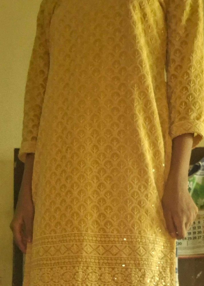 Yellow Elegant Kurta