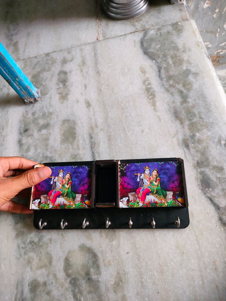 Krishna Print Mobile,Key And Pen Holder