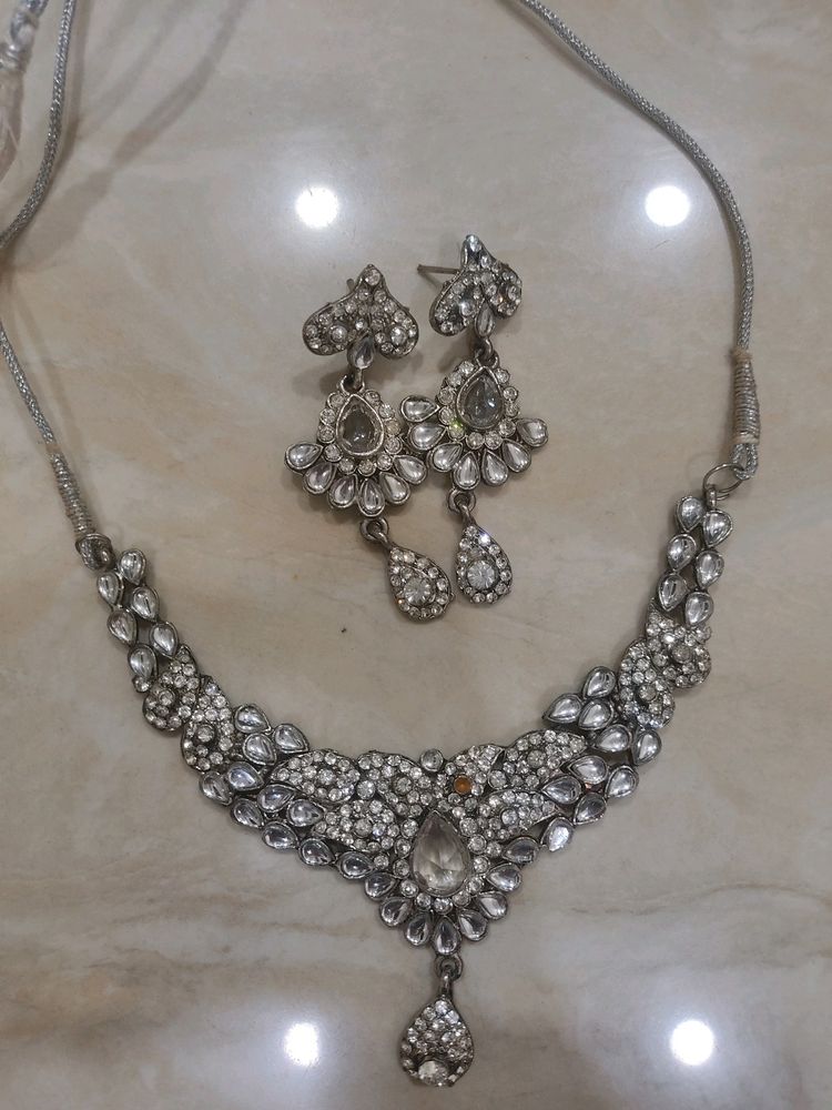 Silver Heavy Jewelry Set