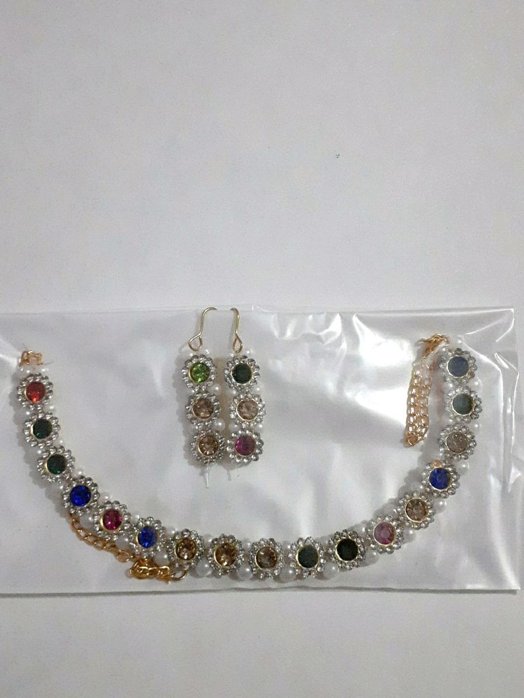 Necklace Set With Earring