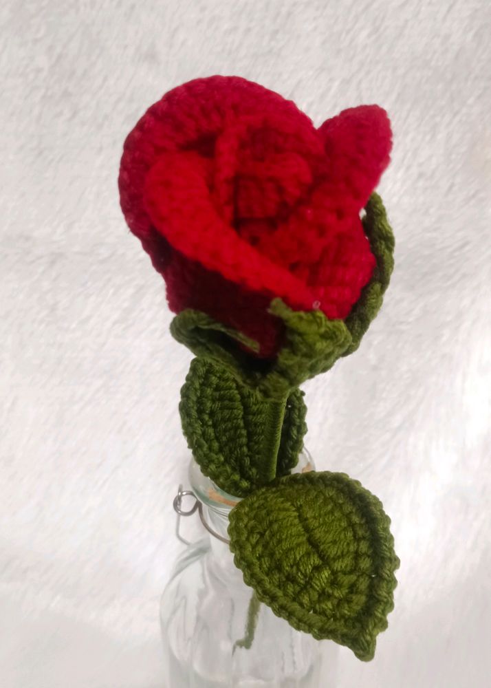 Crochet Rose Flower