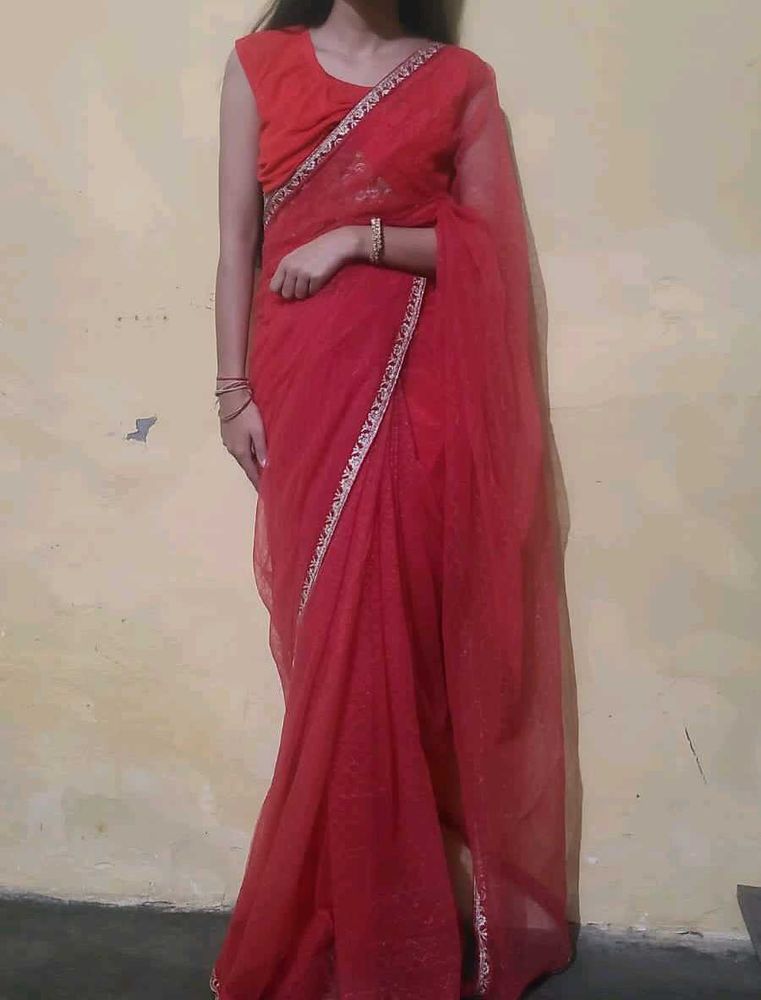 Red Saree 🎀