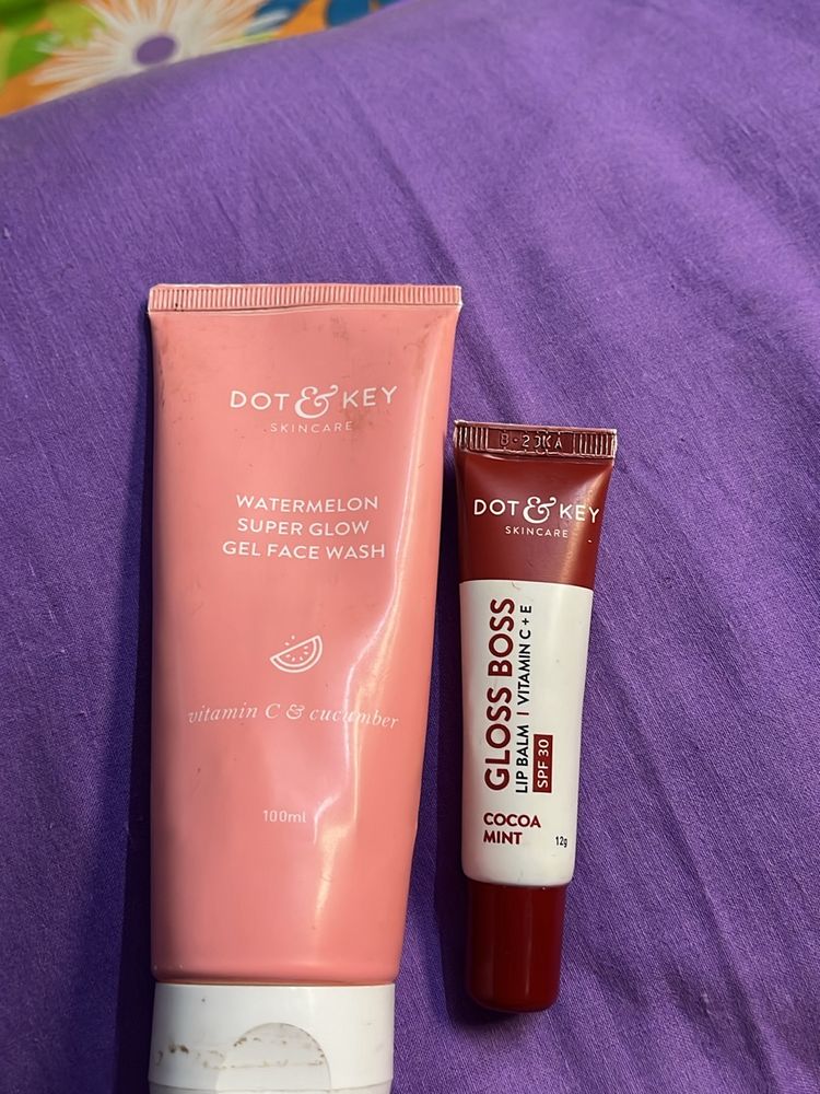 Combo Of Facewash And Lip Balm