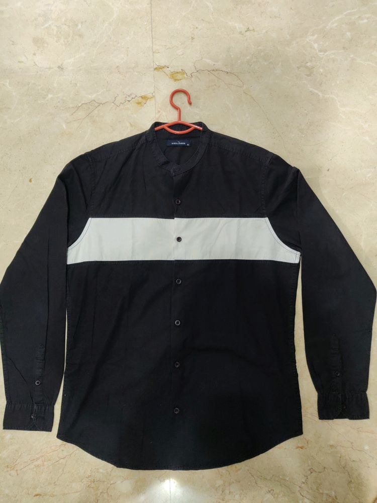 Highlander Black Stripe Shirt For Men.