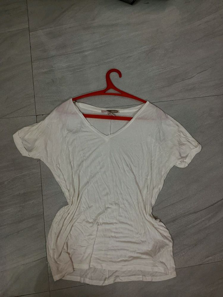 FOREVER21 Casual White Tshirt Women