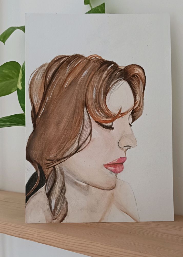 Water colour painting on A5