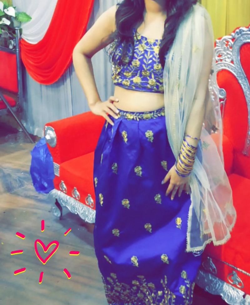 Royal Blue Lehenga