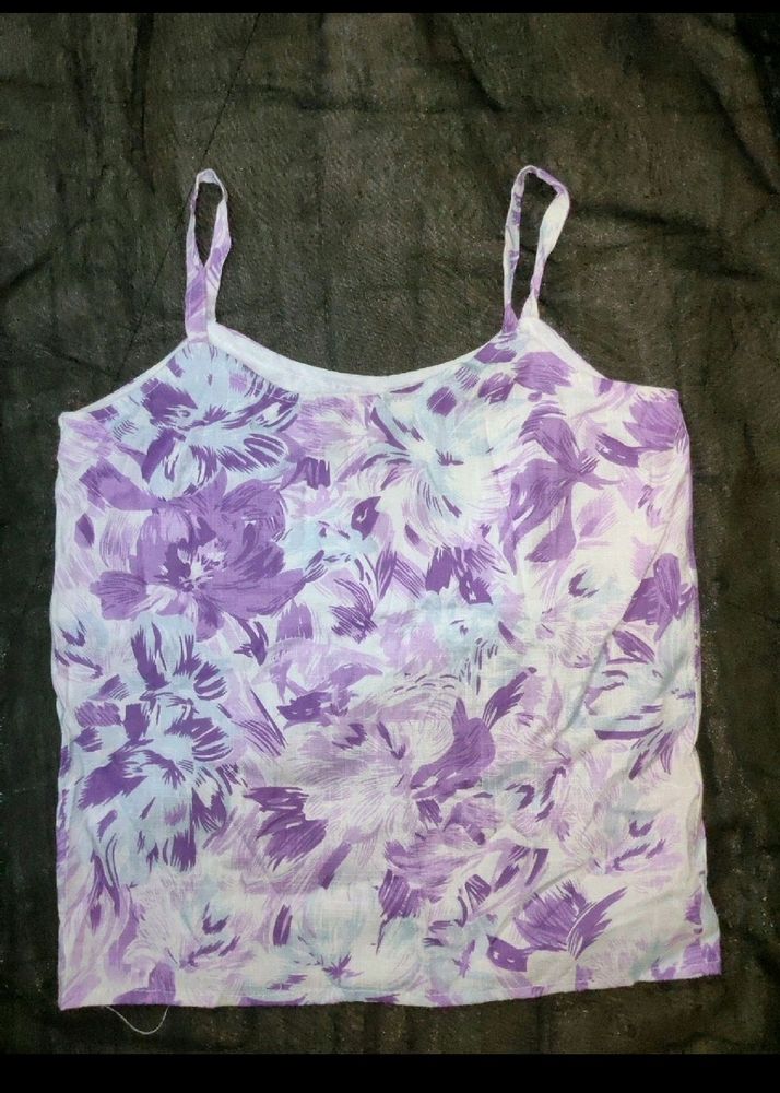 Lavender Sleeveless Top💟 Beautiful Design