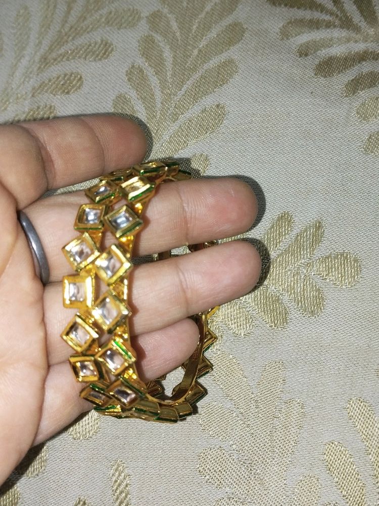 Kundan Jadau Polki Bangles