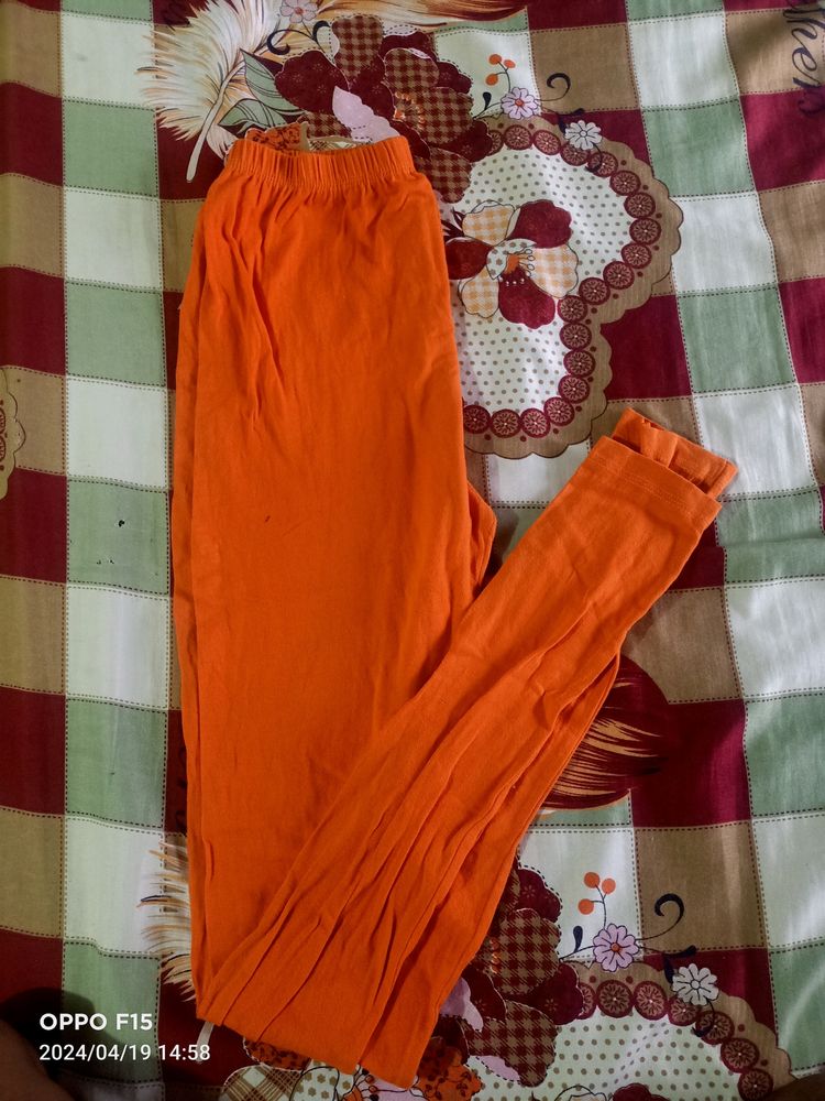 Orange Leggings For Women