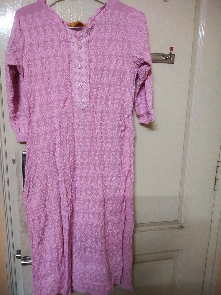 Chikan Kari Kurta For Women