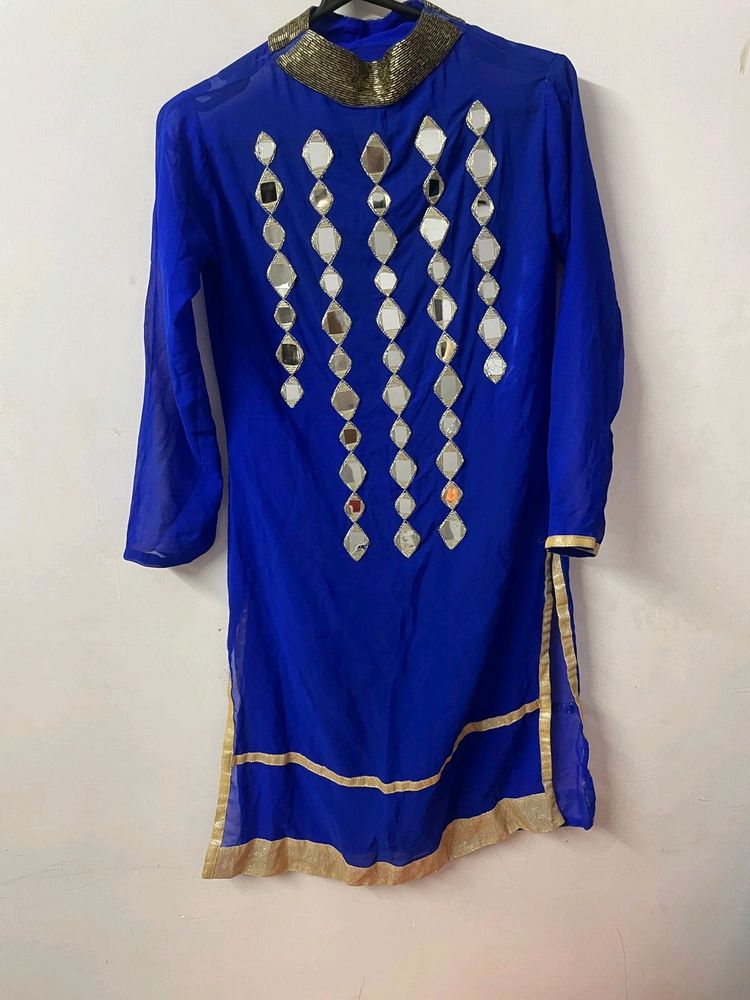 Heavy Mirror Work Kurta