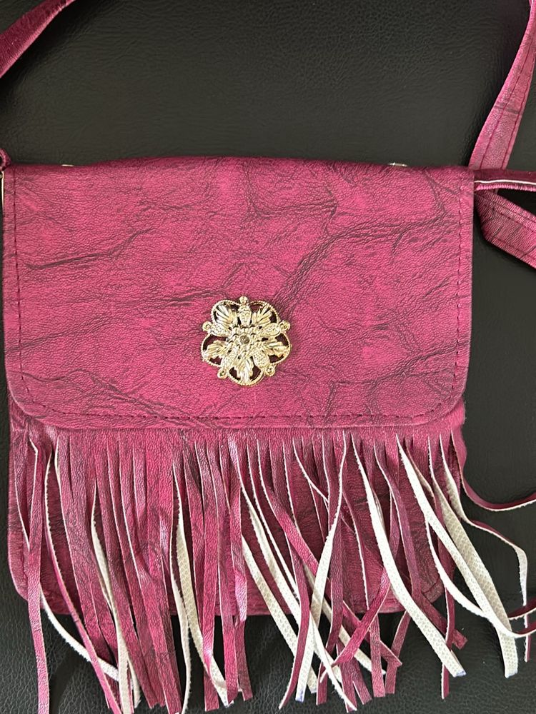 Sling Bag ( Rose Pink A Bit Magenta)